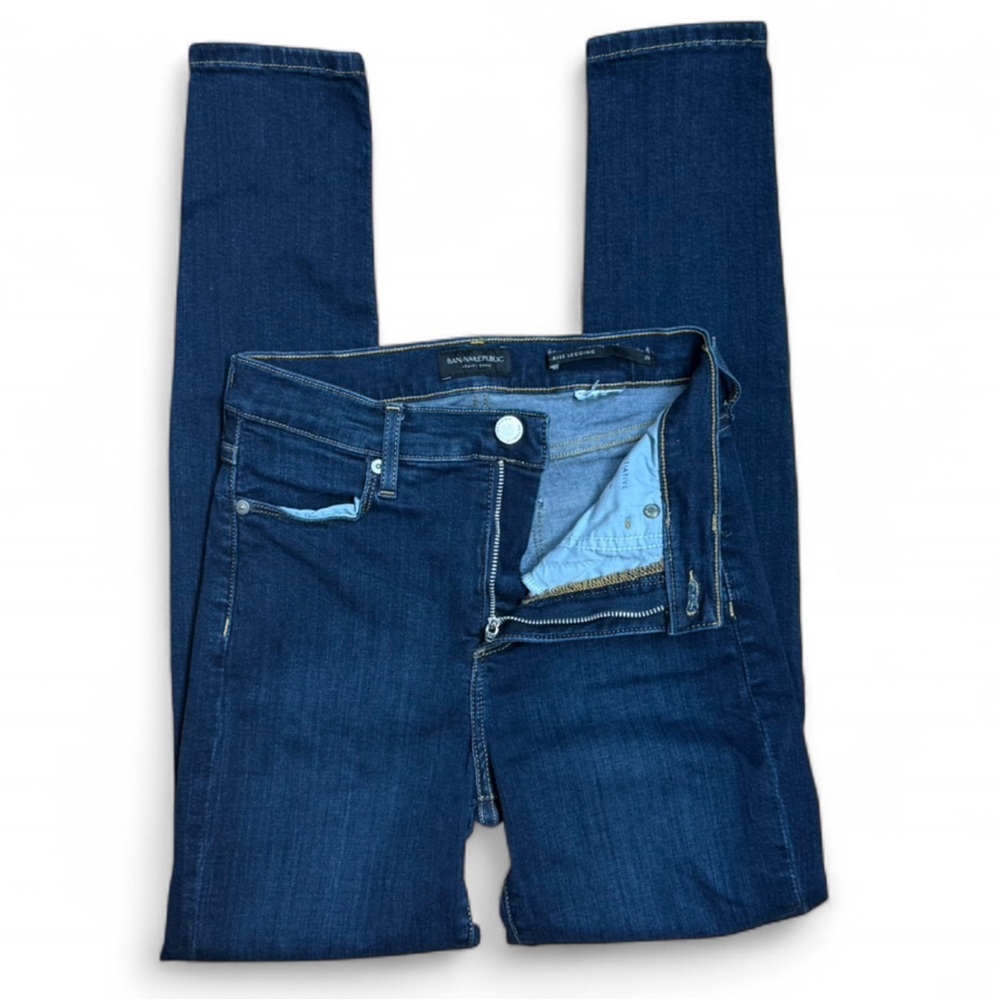 Banana Republic High-Rise Denim Leggings, size 26 - Picture 3 of 6
